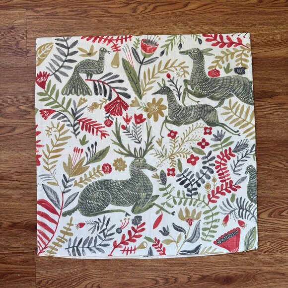 Pottery Barn Llew Deer Print Decorative Pillow Cover - Picture 1 of 5